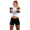 Poza cu Set gantere 2x2 kg, negru, TheWay Fitness