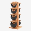 Poza cu Set greutati libere cu suport NOHrD Swing tower Oak