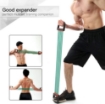 Poza cu Extensor fitness cu 5 corzi elastice si manere, 0.5 kg