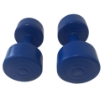 Poza cu Set gantere aerobic vinil 4 kg, SVELTUS, albastru inchis